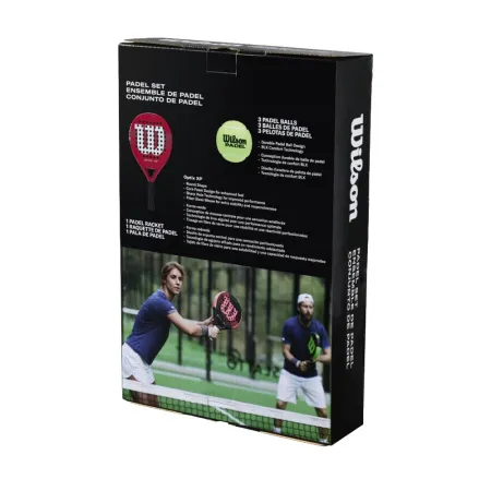Набор для падела WILSON Optix XP Padel KIT, WR202110U2, ракетка + 3мяча, красный за 20&nbsp;362.60 ₽ купить в Новосибирске