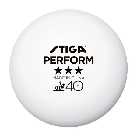 Мяч для наст. тенниса Stiga Perform 3***, 40+, 1113-2110-06, пластик, ITTF Appr., уп.6 шт, бел за 2&nbsp;121.60 ₽ купить в Новосибирске