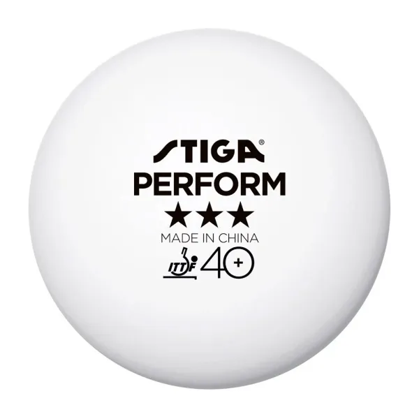 Мяч для наст. тенниса Stiga Perform 3***, 40+, 1113-2110-06, пластик, ITTF Appr., уп.6 шт, бел за 2&nbsp;121.60 ₽ в Новосибирске