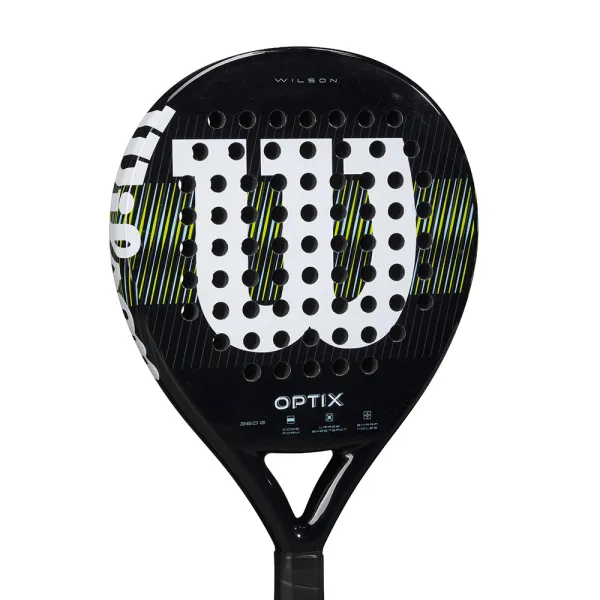 Ракетка для падела WILSON Optix V1 Black, WR181611U2, для начин-х, стекловолокно, черный за 17&nbsp;399.50 ₽ в Новосибирске