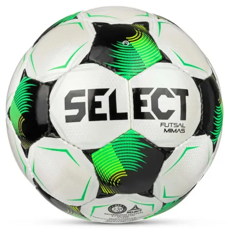 Мяч футзал. SELECT Futsal Mimas V26, 1053471006, р.4,FIFA Basic, 32п, ПУ, руч.сш, бело-зелено-черн. за 6&nbsp;494 ₽ купить в Новосибирске