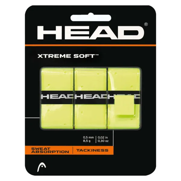 Овергрип Head Xtreme Soft, 285104-YW, 0.5 мм, 3 шт, желтый