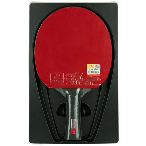 Ракетка для н/т DOUBLE FISH Black Carbon King Racket 3***, для професс.,ITTF Appr.,накл.2,1,мм за 4&nbsp;346.90 ₽ в Новосибирске