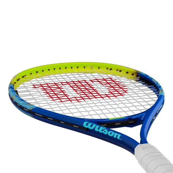 Ракетка б/т Wilson Impact Gr3, WR198910U3,для люб., алюминий, со струнами, сине-салатовый за 6&nbsp;358 ₽ в Новосибирске