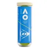 Мяч теннисный Dunlop Australian Open, 601601, уп..3 шт, одобр.ITF,фетр,нат.резина, желтый