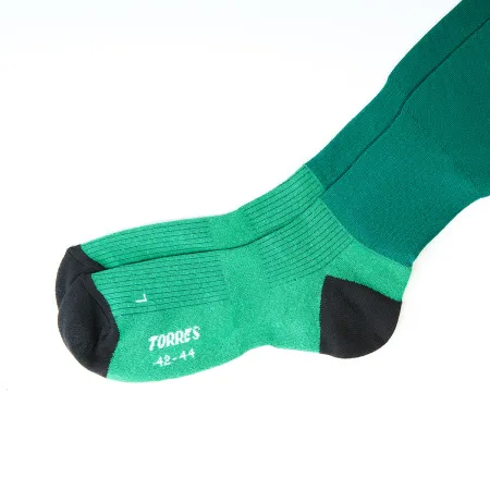 Гетры футб.TORRES Sport Team, FS1108-08-42-44, р.42-44, ТЕМНО-ЗЕЛЕН, хлопок, полиэстер,эластан