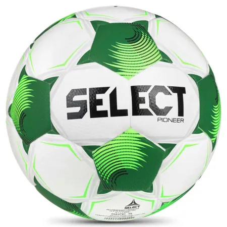 Мяч футб. SELECT Pioneer TB V26, 0864071005, р.4, FIFA Basic, 32п, ПУ, термосшивка, бело-зеленый