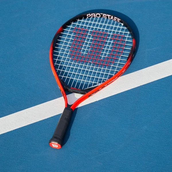 Ракетка б/т дет. Wilson Pro Staff Precision Jr 23, WR118010H, алюминий, для дет  7-8 лет, красн-черн за 8&nbsp;200.80 ₽ в Новосибирске