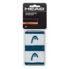 Напульсники HEAD 2,5" stripped, 285865-TEWH, ширина 7см, 90% нейлон, 10% эластан, пара, бирюзово-бел