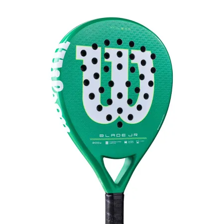 Ракетка для падела WILSON Blade Jr  V4 Padel, WR213811U0, для начин-х, стекловолокно, зеленый за 14&nbsp;934.50 ₽ купить в Новосибирске