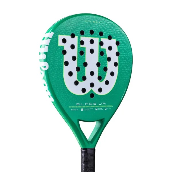 Ракетка для падела WILSON Blade Jr  V4 Padel, WR213811U0, для начин-х, стекловолокно, зеленый за 14&nbsp;934.50 ₽ в Новосибирске