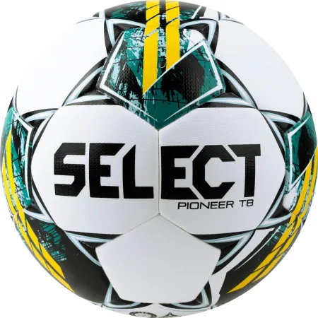 Мяч футб. SELECT Pioneer TB V23, 0865060005, р.5, FIFA Basic, 32п, ПУ, термосш, бело-зелено-желтый за 5&nbsp;684.80 ₽ купить в Новосибирске