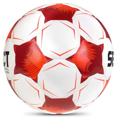 Мяч футзал. SELECT Futsal Samba v26, 1063471008, р.4,FIFA Basic, 32п, ТПУ, гибр.сш, бел-кр-черн за 5&nbsp;618.50 ₽ купить в Новосибирске