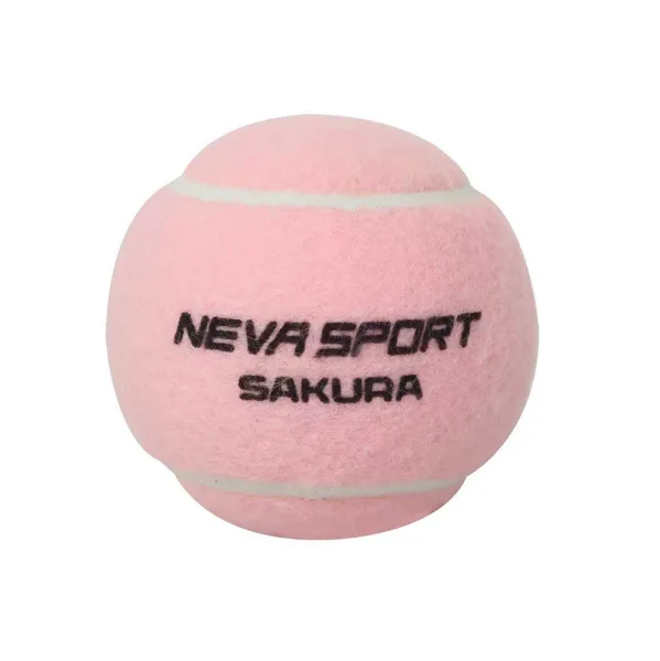 Мяч для падела NS Sakura, UAA2, уп.3 шт, сукно, нат.резина, розовый за 824.50 ₽ в Новосибирске