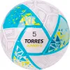 Мяч футб. TORRES Junior-5, F323805, р.5,глянц.ПУ,4 сл,32 п, руч.сш,бел-бирюзовый за 2&nbsp;070.60 ₽ купить в Новосибирске