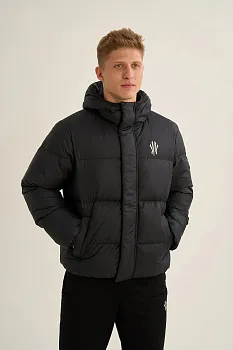 Пуховик короткий Черный ANTA BASKETBALL Down Jacket, 872641911D-4