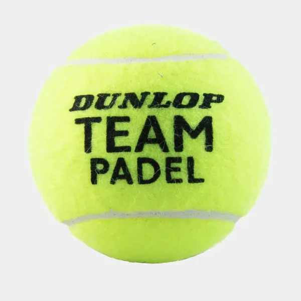 Мяч для падела Dunlop Team Padel, 601553, уп.3 шт, сукно, нат.резина,желтый за 1&nbsp;110.10 ₽ в Новосибирске