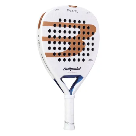 Ракетка для падела BULLPADEL Pearl 27, 497249, для проф-в, стекловолокно,карбон, бело-золотистый за 44&nbsp;319 ₽ купить в Новосибирске