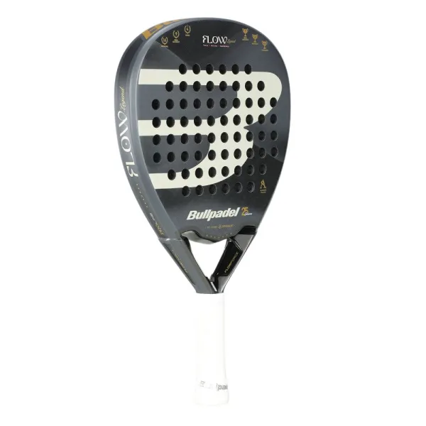 Ракетка для падела BULLPADEL Flow Legend, 494405, для профессионалов, стекловолокно,черно-белый за 31&nbsp;307.20 ₽ в Новосибирске