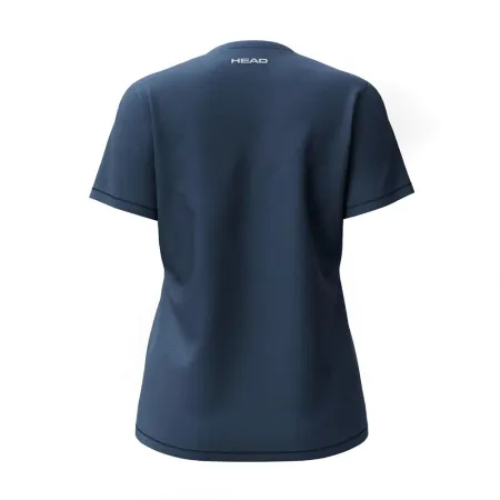 Футболка женская HEAD Club Original T-Shirt W 814845-NV-XS, р.XS, полиэстер, хлопок, эластан, т.сини