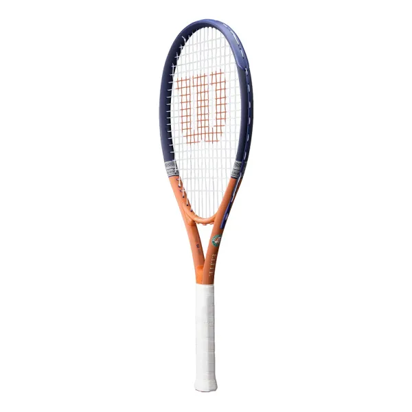 Ракетка б/т Wilson Roland Garros Elite Gr3, WR193210U3, алюм, со струнами, оранжево-бежевый за 8&nbsp;146.40 ₽ в Новосибирске