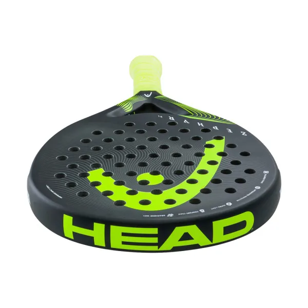 Ракетка для падела HEAD Zephyr UL 2023, 225053, для начинающих, стекловолокно, черно-лаймовый