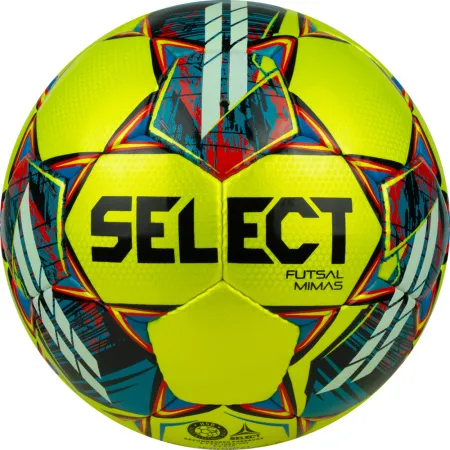 Мяч футзал. SELECT Futsal Mimas, 1053460550, р.4,FIFA Basic, 32 пан, гл.ПУ, руч.сш, жел-сине-красный за 6&nbsp;303.60 ₽ купить в Новосибирске