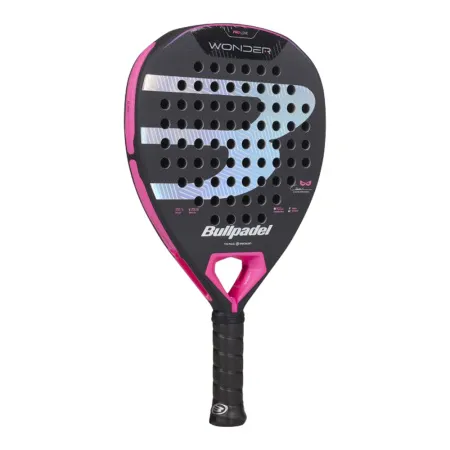Ракетка для падела BULLPADEL Wonder 27, 497250, для продв.игроков, стекловолокно, карбон, черно-роз за 42&nbsp;969.20 ₽ купить в Новосибирске