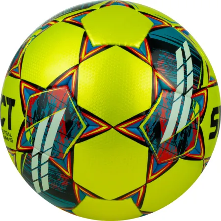 Мяч футзал. SELECT Futsal Mimas, 1053460550, р.4,FIFA Basic, 32 пан, гл.ПУ, руч.сш, жел-сине-красный за 6&nbsp;303.60 ₽ купить в Новосибирске