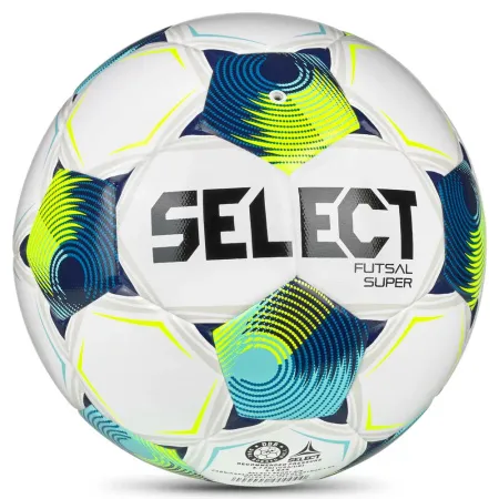 Мяч футзал. SELECT Futsal Super v26 3613471129,р.4, FIFA Quality Pro, 32п,ПУ, гибр.сш, бел-син-лимон за 15&nbsp;444.50 ₽ купить в Новосибирске