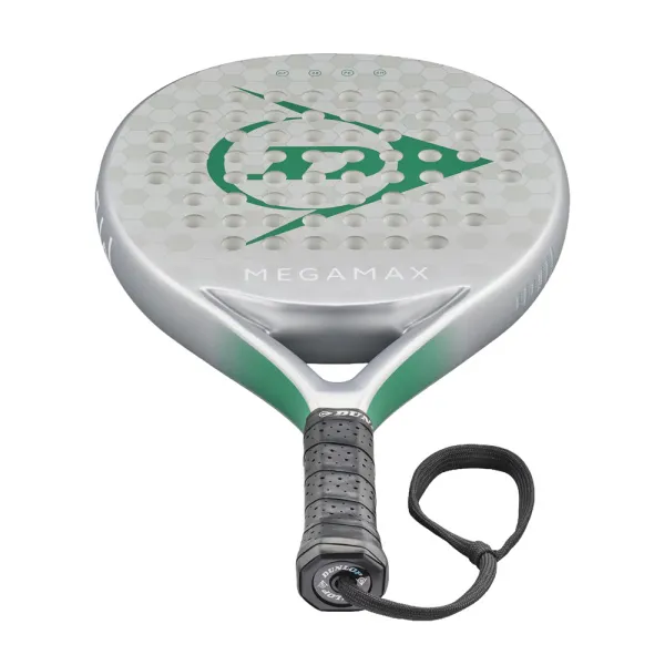 Ракетка для падела Dunlop Megamax Silver, 10370741, для начинающих, графит, серебристый за 11&nbsp;740.20 ₽ в Новосибирске
