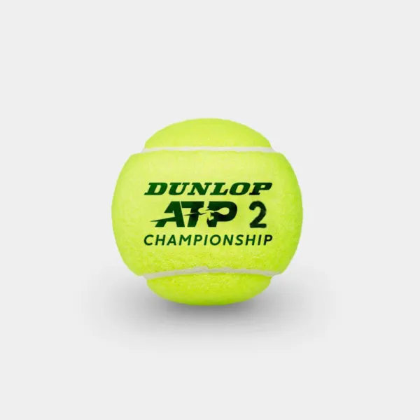 Мяч теннисный Dunlop ATP Championship 3B, 601626, уп.3ш, одобр. ITF, нат.резина,фетр. за 943.50 ₽ в Новосибирске
