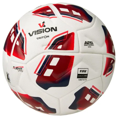 Мяч футб. VISION TRITON, FV425075, р.5,FIFA Quality Pro,MF, 16 пан, термосш.,бел-красный за 8&nbsp;007 ₽ купить в Новосибирске