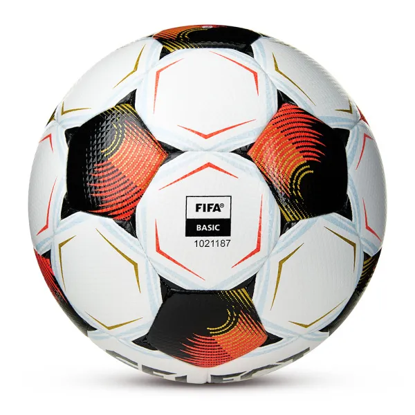 Мяч футб. SELECT Numero 10 V26, 0574071002, р.4, FIFA Basic, 32п, ПУ, гибр.сш, бело-черно-оранжевый за 8&nbsp;404.80 ₽ в Новосибирске
