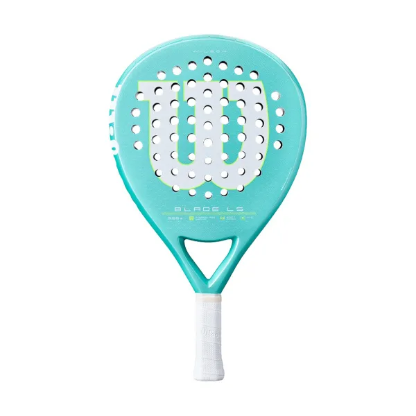 Ракетка для падела WILSON Blade LS V4, WR203711U2,для игроков средн.уровня, стекловолокно, бирюзовый