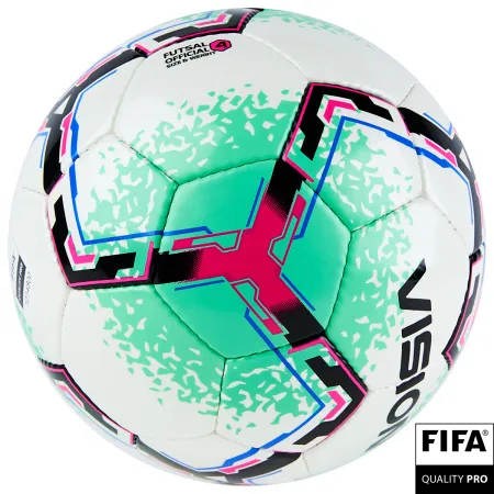 Мяч футзал. VISION SALA+, FIFA Quality Pro, FS324084 р.4, 32 п. PU, 4 подкл.сл, руч.сшив.,бело-зелен за 4&nbsp;943.60 ₽ купить в Новосибирске