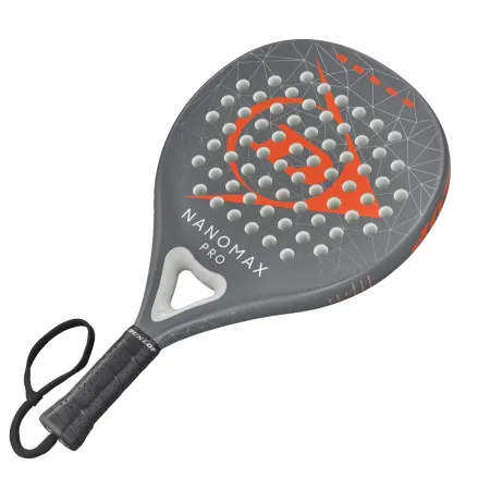 Ракетка для падела Dunlop Nanomax Pro, 10370739, для профессионалов, графит, серо-оранжевый за 17&nbsp;248.20 ₽ купить в Новосибирске