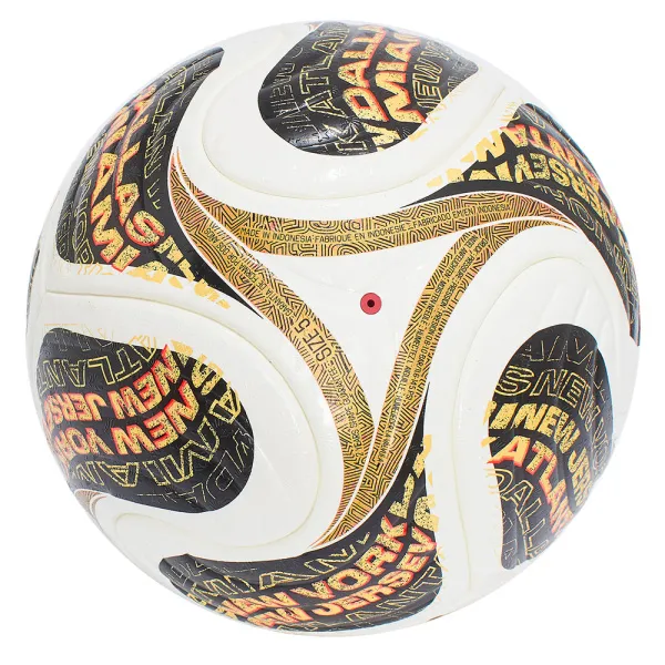 Мяч футб. ADIDAS WC26 Trionda Final PRO, JY8928, р.5, FIFA PRO, 4пан, ПУ, термосш, бел-черн-золотист за 22&nbsp;455.30 ₽ в Новосибирске