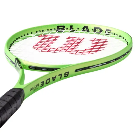 Ракетка б/т Wilson Blade Feel 105, арт.WR197710U3, для любителей, графит, со струнами, зеленый за 13&nbsp;849.90 ₽ купить в Новосибирске