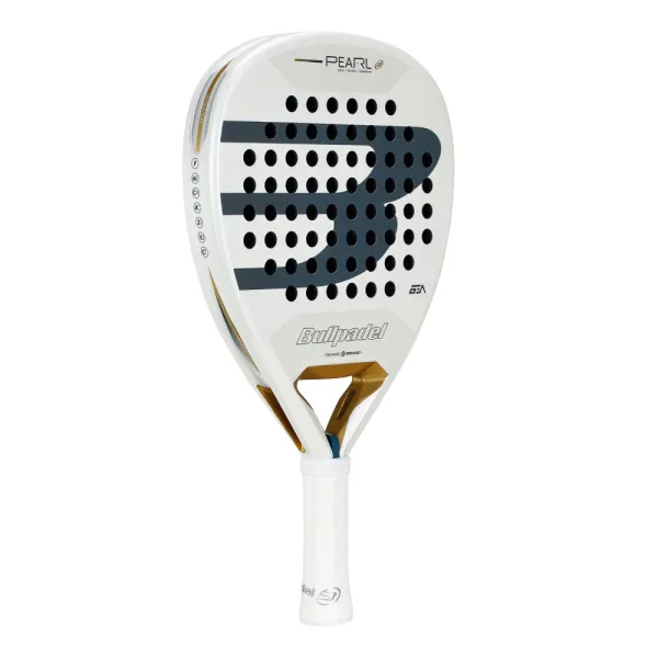 Ракетка для падела BULLPADEL Pearl 26, 493804, для профессионалов, карбон, бело-серый за 35&nbsp;929.50 ₽ в Новосибирске