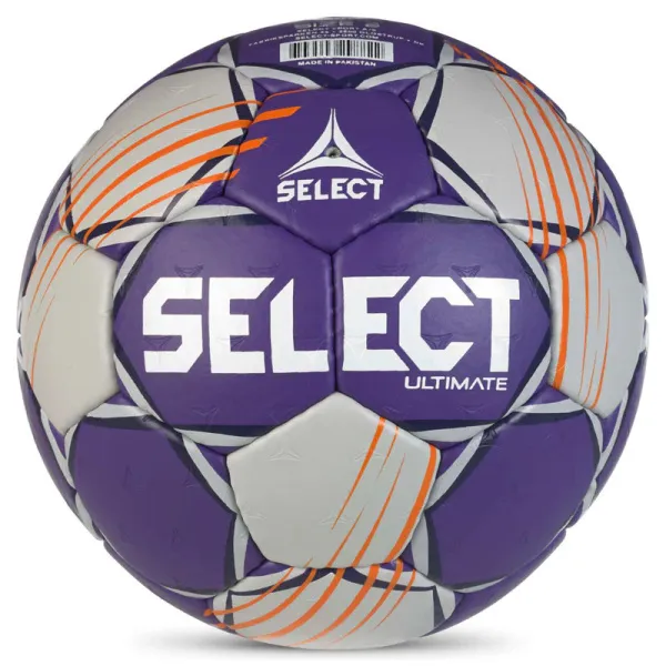 Мяч ганд. SELECT Ultimate Official EHF V24, 1612858999, Senior(р.3), EHF Appr, ПУ, руч.сш, фиол-сер за 15&nbsp;504 ₽ в Новосибирске