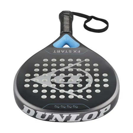 Ракетка для падела Dunlop FX Start, 10370737, для начинающих, гибрид, графит, черно-синий за 13&nbsp;175 ₽ купить в Новосибирске