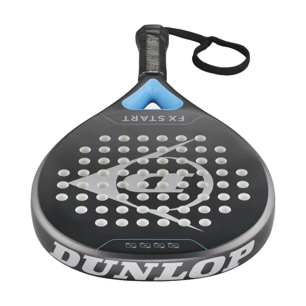 Ракетка для падела Dunlop FX Start, 10370737, для начинающих, гибрид, графит, черно-синий за 13&nbsp;175 ₽ в Новосибирске