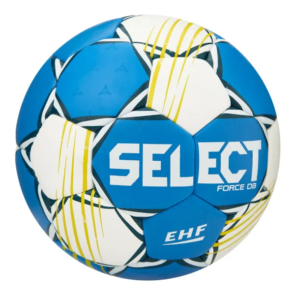 Мяч ганд. SELECT HB FORCE DB V25, 1622858205, Senior (р.3), EHF Appr,ПУ, гибр.сш., сине-белый за 8&nbsp;438.80 ₽ в Новосибирске