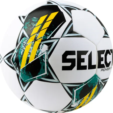 Мяч футб. SELECT Pioneer TB V23, 0865060005, р.5, FIFA Basic, 32п, ПУ, термосш, бело-зелено-желтый за 5&nbsp;684.80 ₽ купить в Новосибирске