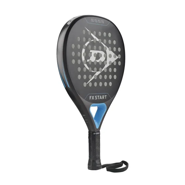 Ракетка для падела Dunlop FX Start, 10370737, для начинающих, гибрид, графит, черно-синий за 13&nbsp;175 ₽ в Новосибирске