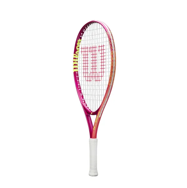 Ракетка б/т дет. Wilson Intrigue Jr 23, WR180410U, для детей 7-8лет, алюминий,со струнами, фуксия