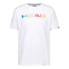 Футболка мужская HEAD Rainbow T-Shirt M 811435-WH-M, р.M, полиэстер, хлопок, эластан, белый