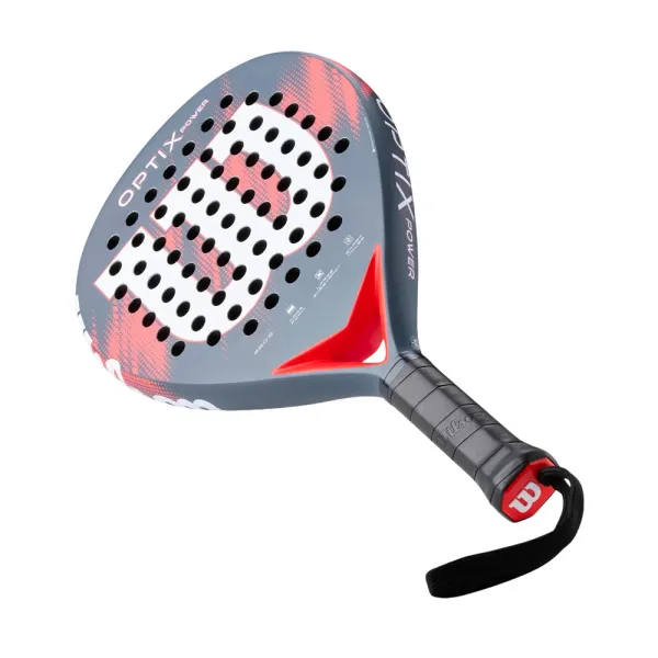 Ракетка для падела WILSON Optix V2 Power FRM RD, WR190811U2,для начин-х, стекловолокно,черно-красный за 21&nbsp;119.10 ₽ в Новосибирске