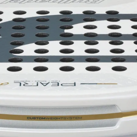 Ракетка для падела BULLPADEL Pearl 26, 493804, для профессионалов, карбон, бело-серый за 35&nbsp;929.50 ₽ купить в Новосибирске
